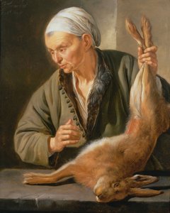 Woman with a Dead Hare